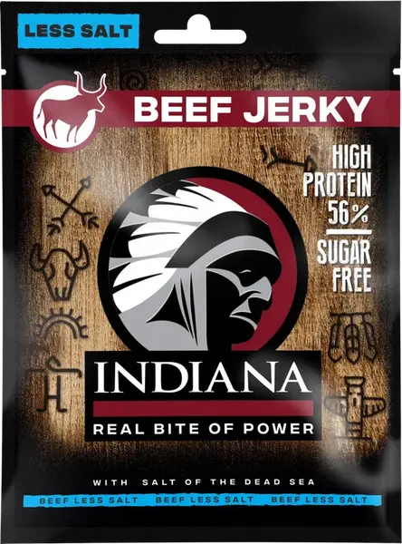 INDIANA JERKY Beef Less Salt 25 g