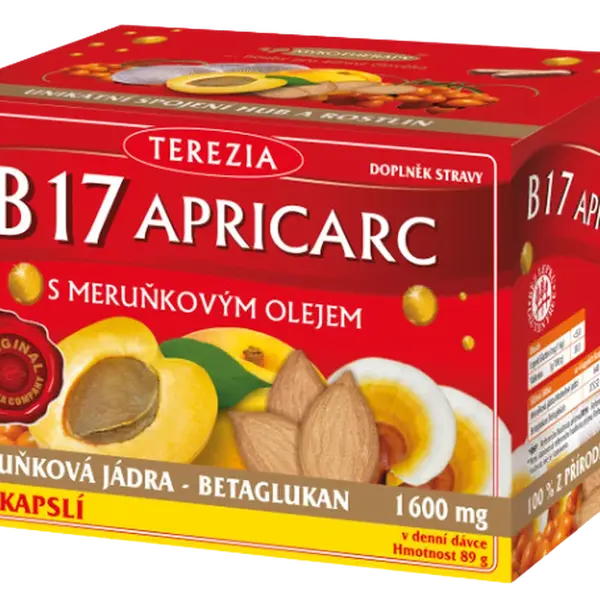 TEREZIA B17 Apricarc s meruňkovým olejem 180 kapslí