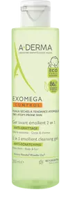 A-DERMA Exomega Control Zvláčňující mycí gel 2v1 200 ml