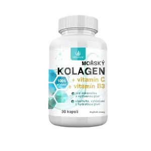 ALLNATURE Mořský kolagen + vitamín C + vitamín B3 30 kapslí