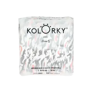 KOLORKY DAY Srdce vel. L (8-13 kg) 19 ks