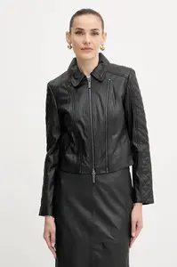 Kožená bunda Armani Exchange