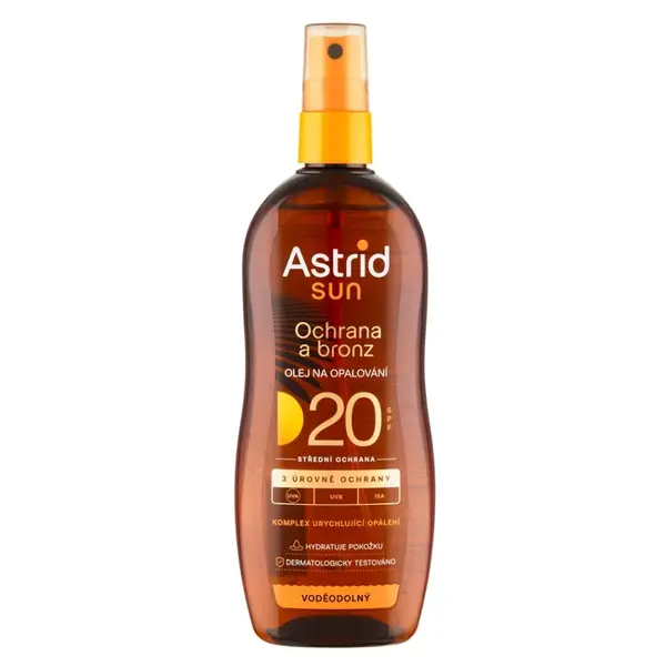 ASTRID Sun olej na opalování OF20 200 ml