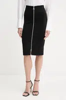 Sukně Patrizia Pepe černá barva, midi, pouzdrová, 8G0485 A025