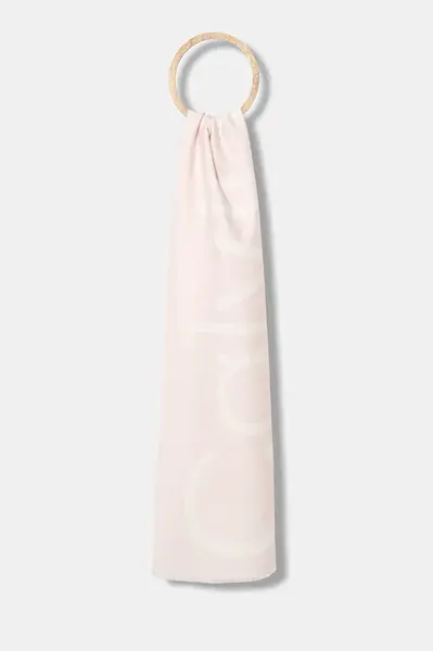 Šátek z vlněné směsi Calvin Klein