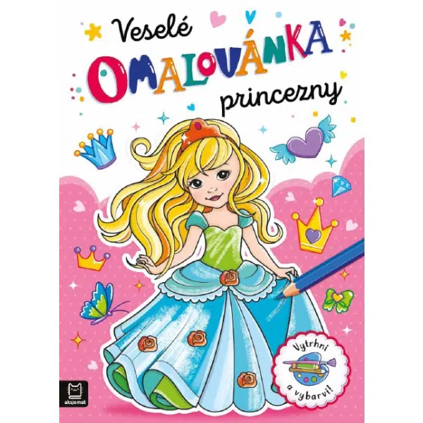 Omalovánka Veselé princezny