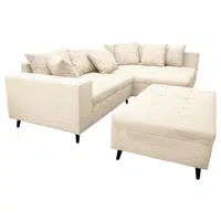 MID.YOU ROHOVÁ SEDAČKA, textil, krémová