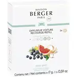 Maison Berger Paris Náhradní náplň do difuzéru do auta Fresh Spirit (Car Diffuser Recharge/Refill) 2 ks