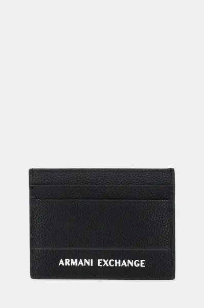 Kožené pouzdro na karty Armani Exchange