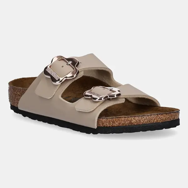 Dětské pantofle Birkenstock Arizona béžová barva, 1030419