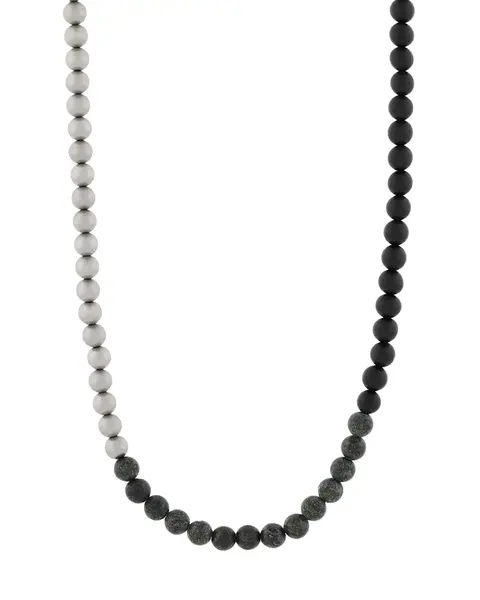 Armani Exchange Módní pánský náhrdelník z korálků AXG0140040