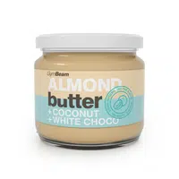 GYMBEAM Mandlové máslo s kokosem a bílou čokoládou 340 g