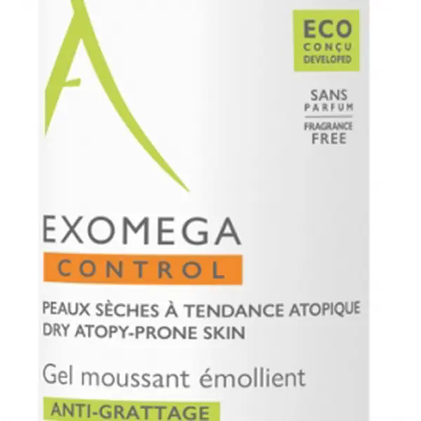 A-DERMA Zvláčňující pěnivý gel pro suchou pokožku se sklonem k atopickému ekzému Exomega Control (Emollient Foaming Gel) 500 ml