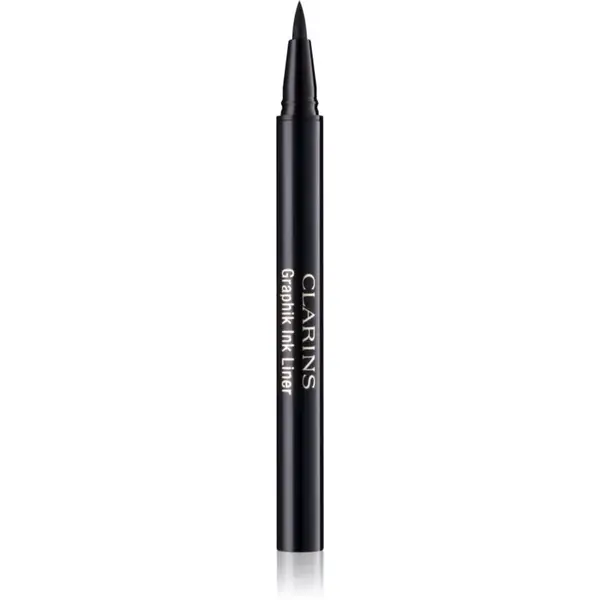 Clarins Graphik Ink Liner Liquid Eyeliner Pen dlouhotrvající oční linky ve fixu odstín 01 Intense Black 0,4 ml