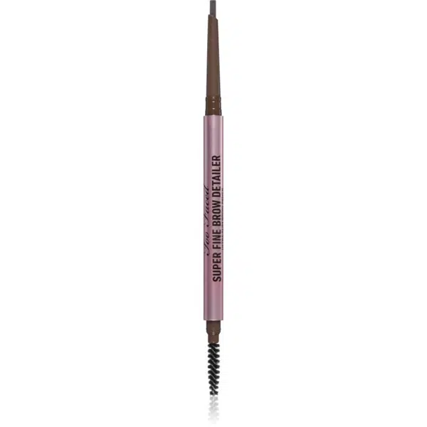 Too Faced Super Fine Brow Detailer Eyebrow Pencil dlouhotrvající tužka na obočí odstín Dark Brown 0,08 g