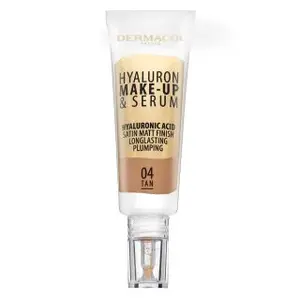 Dermacol Hyaluron Make-up & Serum make-up s kyselinou hyaluronovou 04 Tan 25 g