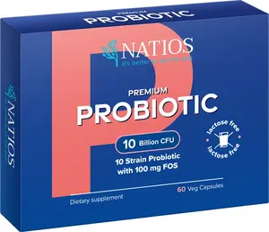 Natios Premium Probiotic - Probiotika s FOS 10 miliard CFU, 10 kmenů 60 kapslí