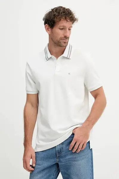 Calvin Klein Jeans  Bavlněné polo tričko