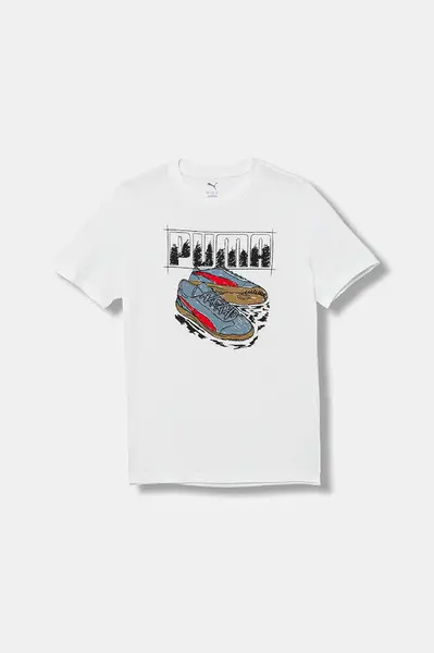 Dětské bavlněné tričko Puma GRAPHIC Sneaker Tee B