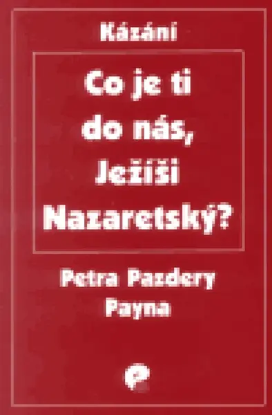 Co je ti do nás, Ježíši Nazaretský? - Petr Pazdera Payne