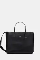 Kabelka Tommy Hilfiger černá barva, AW0AW17463