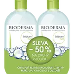 BIODERMA Sebium H2O micelární voda výhodné balení 2 x 500 ml