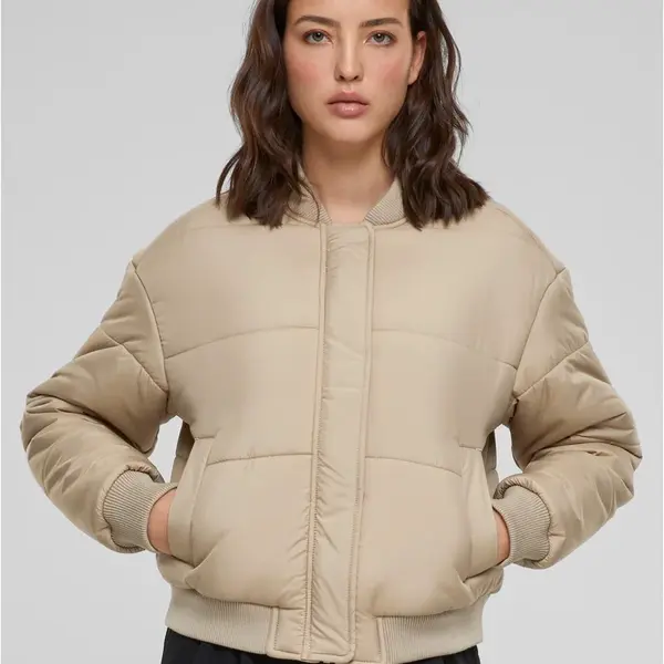 Dámská bomber bunda Puffer Blouson béžová