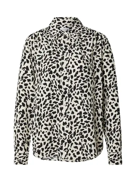 SEIDENSTICKER Blúzka 'Schwarze Rose'  čierna / biela