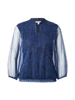 MORE & MORE Blúzka  námornícka modrá / čierna