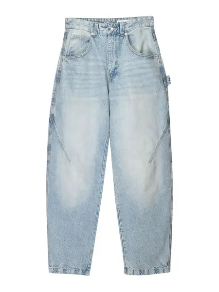 Bershka Džínsy  modrá denim