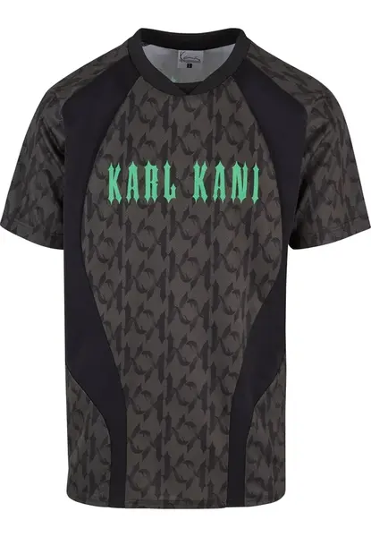 Karl Kani Tričko 'Gothic 89'  hnedá / zelená / čierna