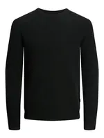 JACK & JONES Sveter 'JJEPerfect'  čierna