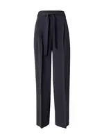 BOSS Plisované nohavice 'Tapiana'  námornícka modrá