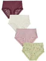 Next Nohavičky  svetlozelená / svetlofialová / vínovo červená / prírodná biela