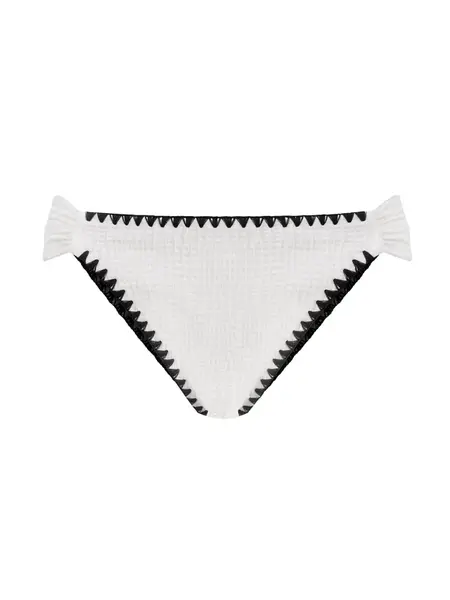 Mint Velvet Bikinové nohavičky  čierna / biela