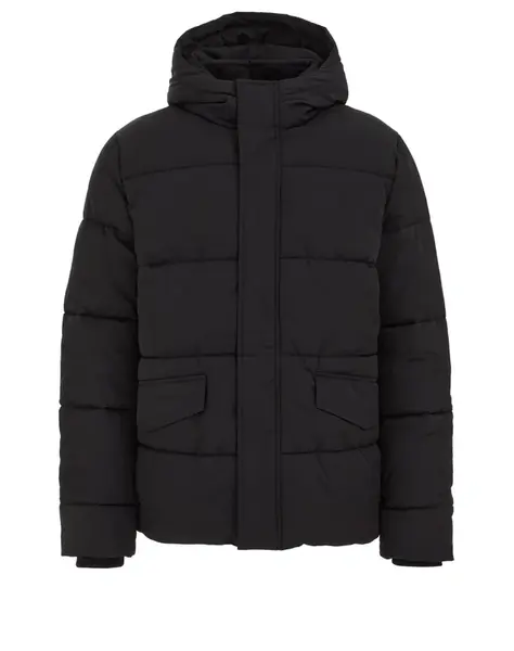 WE Fashion Zimná bunda  čierna