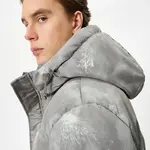 Koton Men's Gray Patterned Jacket