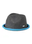 chillouts Klobúk 'Boston'  azúrová / tmavosivá