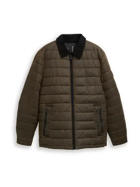 TOM TAILOR Prechodná bunda  tmavohnedá