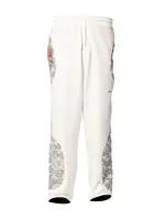 VAMOS CLO Nohavice  čierna / šedobiela