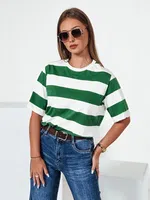 T-shirt damski ALMIN zielony Dstreet