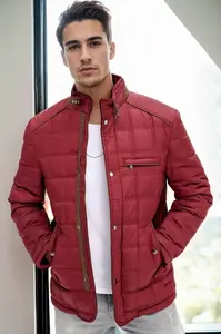 M8640 DEWBERRY MEN'S COAT-BURGUNDY-1