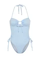 LSCN by LASCANA Jednodielne plavky  svetlomodrá / biela