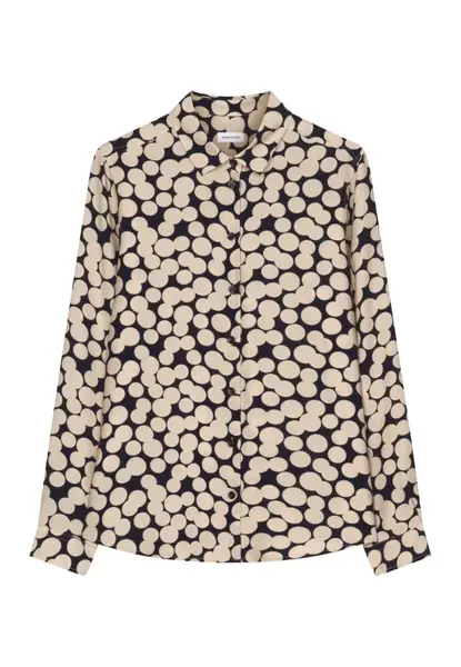 SEIDENSTICKER Blúzka  béžová / tmavomodrá