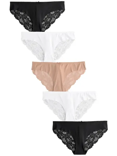 Next Nohavičky  telová / čierna / biela