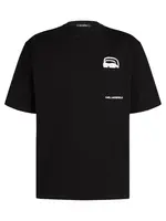 Karl Lagerfeld Tričko 'Ikon Peek-A-Boo'  čierna