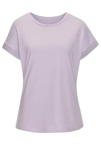 LASCANA Tričko  orgovánová