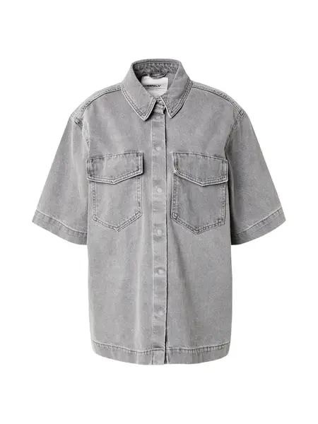 ONLY Blúzka  sivý denim