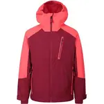 ALPINE PRO EDEFO Detská lyžiarska bunda, vínová, veľkosť 164-170