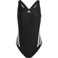 adidas 3-STRIPES Dámské jednodílné plavky, černá, velikost